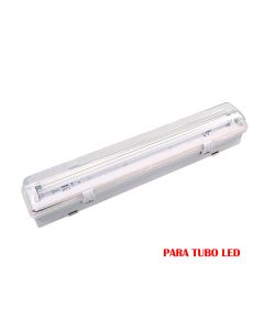 Pantalla fluorescente estanca para tubo de led 1x22w (eq. 58w) 220v 156cm ip65 edm