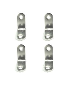 Ángulo refuerzo an24, acero inoxidable, 30 x 30 x 16 mm. 4 unidades