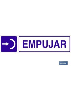 SEÑAL GLASSPACK ADHESIVA 250X62MM. COFAN