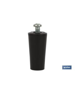 TOPE PERSIANA 40 MM MARRÓN CON TORNILLO M-6 VENTA UNITARIA COFAN