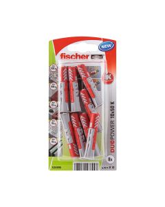 Blister 8 tacos duopower ø10x50mm 534995 fischer