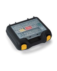 Maletin porta taladro con 11 compartimentos 38,7x34x13cm