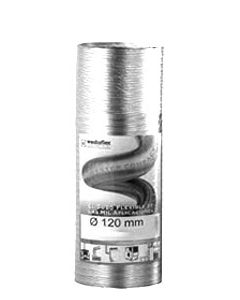 TUBO EXTENSIBLE ALUMINIO BLANCO 120MM