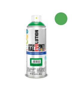 Pintura en spray pintyplus evolution water-based 520cc ral 6018 verde amarillento