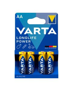 Pila varta alkalina longlife aa - lr06 2 tiras (10 blisters 4 unid.) ø14,5x50,5mm precio por blister