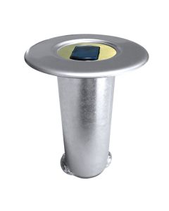 Base candado cruceta para suelo cn15 cromo brillo