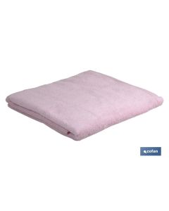 TOALLA BAÑO ROSA CLARO GR.580M2 GAMA  FLOR 100X150cm COFAN