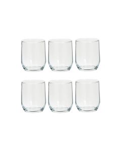 Set 6 vasos de agua de cristal coleccion paol 31,5cl