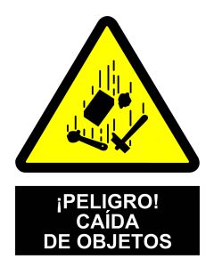 SEÑAL ADV.PELIGRO CAIDA OBJETOS SA1017