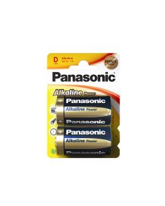 Pila alkalina panasonic bronze d - lr20 1,5v (blister 2 unid.) ø34,2x61,5mm