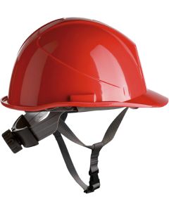 CASCO OBRA C/ROSCA+BARBUQ.80534 ROJO