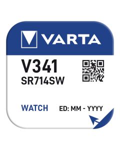 Pila de boton sr714sw - v341 varta 15mah (blister 1 unid.) ø7,9x1,45mm