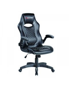 Silla gaming ergonomica negra racing pro bergner