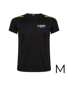 *merchandising* camiseta deportiva negra talla-m roly edm