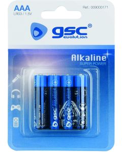 PILA ALKALINA GSC EVOLUT.LR03(AAA) BL(4)