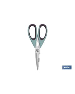 TIJERAS VERDES DE ACERO INOX. MODELO SENA 22 CM COFAN