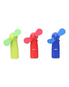 Ventilador a pilas "funny colors" 2xaa (no incluidas) edm colores / modelos surtidos