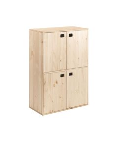 Mueble dinamic 4 puertas pino macizo 105,4x70,8x33cm astigarraga