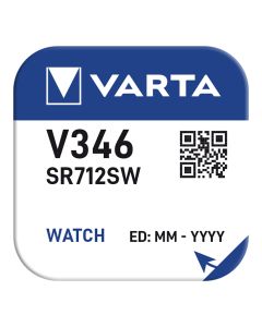 Pila de boton sr712sw - v346 varta 10mah (blister 1 unid.) ø7,9x1,25mm