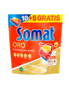 Lavavajillas en pastilla somat oro 23 (18+5)