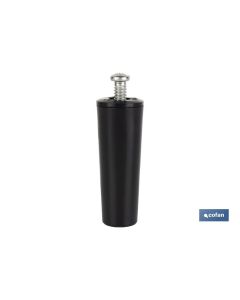 TOPE PERSIANA 60 MM NEGRO CON TORNILLO M-6 VENTA UNITARIA COFAN