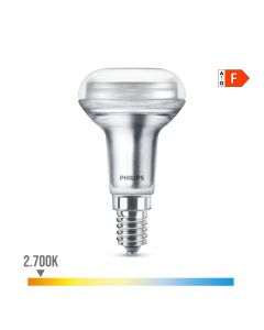 Bombilla reflectora led cla 36d 4,3w r50, 320im e14 2700k. philips