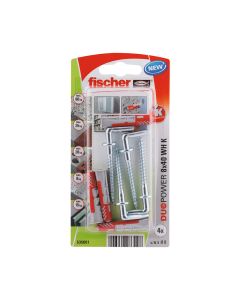 Blister 4 tacos+alcayatas duopower ø8x40mm 535001 fischer