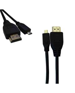 conexion hdmi a micro hdmi alta velocidad 1.4 macho macho 1m