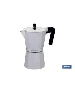 CAFETERA ITALIANA ALUMINIO INDUC.6 TAZAS COFAN