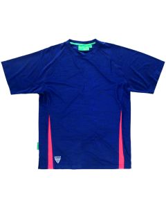 CAMISETA M/CORTA WF2716 MARINO/ROJO L