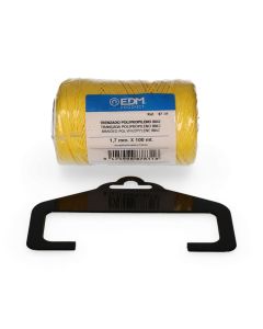Bobina trenzada polipropileno 8842 100m amarillo edm