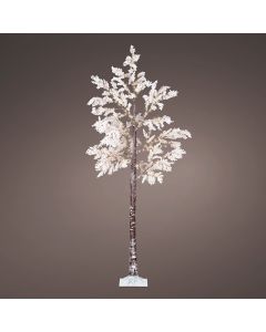 Arbol micro led flores blancas ip44 210cm