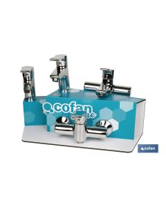 KIT DE GRIFERIA + EXPOSITOR MODELO ROSS COFAN