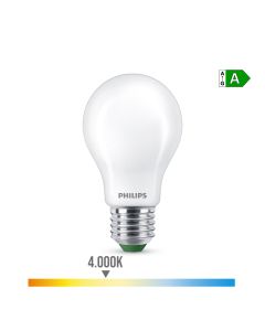 Bombilla ultra efficient led classic 7,3w 1535im e27 4000k, ø6x10,4cm, philips