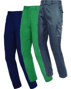 PANTALON EASY STRETCH 8038 VERDE T-L