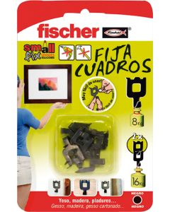 FIJA CUADROS NEGRO 518168 BLISTER