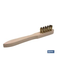 CEPILLO PARA BUJIAS ACERO LATONADO FILAS-3 COFAN