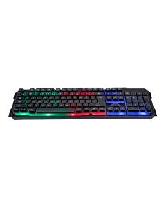 Teclado gaming qwerty luz rgb no fear