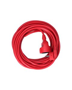 Prolongacion manguera t/tl 25m 3x1,5mm flexible roja edm