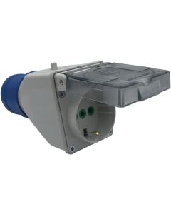 ADAPTADOR BASE 1173102 2PT+T/SCH 16A