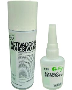 KIT ADHESIVO 152 50GR+ACTIV. 156 150ML