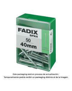 Caja m 50 unid. clavo cp acero 2,7x40mm fadix