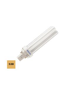 Bombilla bajo consumo lynx d-26w g24 3000k pl-2pin luz calida 17cm osram