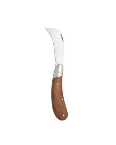 Navaja tranchete inoxidable hoja 7,5cm mango madera imex el zorro