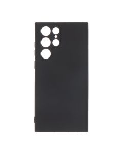 Carcasa negra de plástico soft touch para samsung s22 ultra