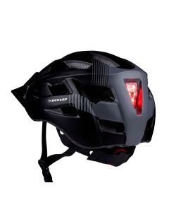 Casco bicicleta c/leds rojos talla l. dunlop