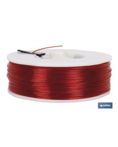 BLISTER HILO DE SEDAL 0.9 MM 100 MTS ROJO COFAN