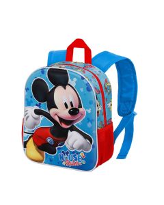 Mochila 3d pequeña mickey mouse house. 8,5 l. karactermania