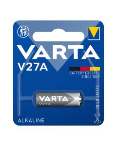 Pila varta alkalina v27a 12v (blister 1 unid.) ø8x28,2mm