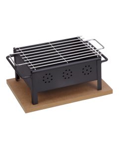 Barbacoa de sobremesa 25x20cm (parrila inoxidable) 2905 sauvic